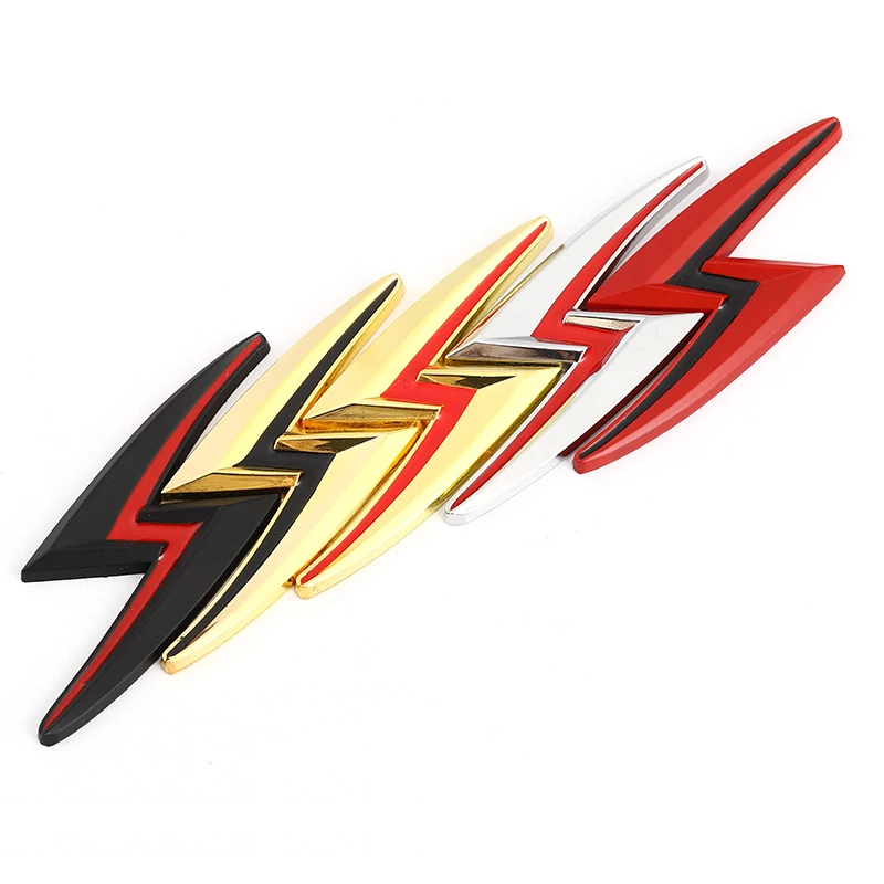 3D Metal S Lightning Logo Sticker Car Body Emblem Badge fender Rear Trunk Decal for Nissan S14 S15 Exterior Accessories | Автомобили и