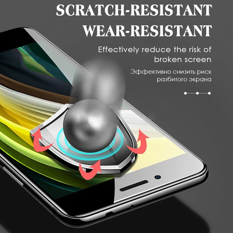 Гидрогелевая Защитная пленка с полным покрытием 1000D для iPhone SE 2020 мягкая 11 12 Pro Max XR