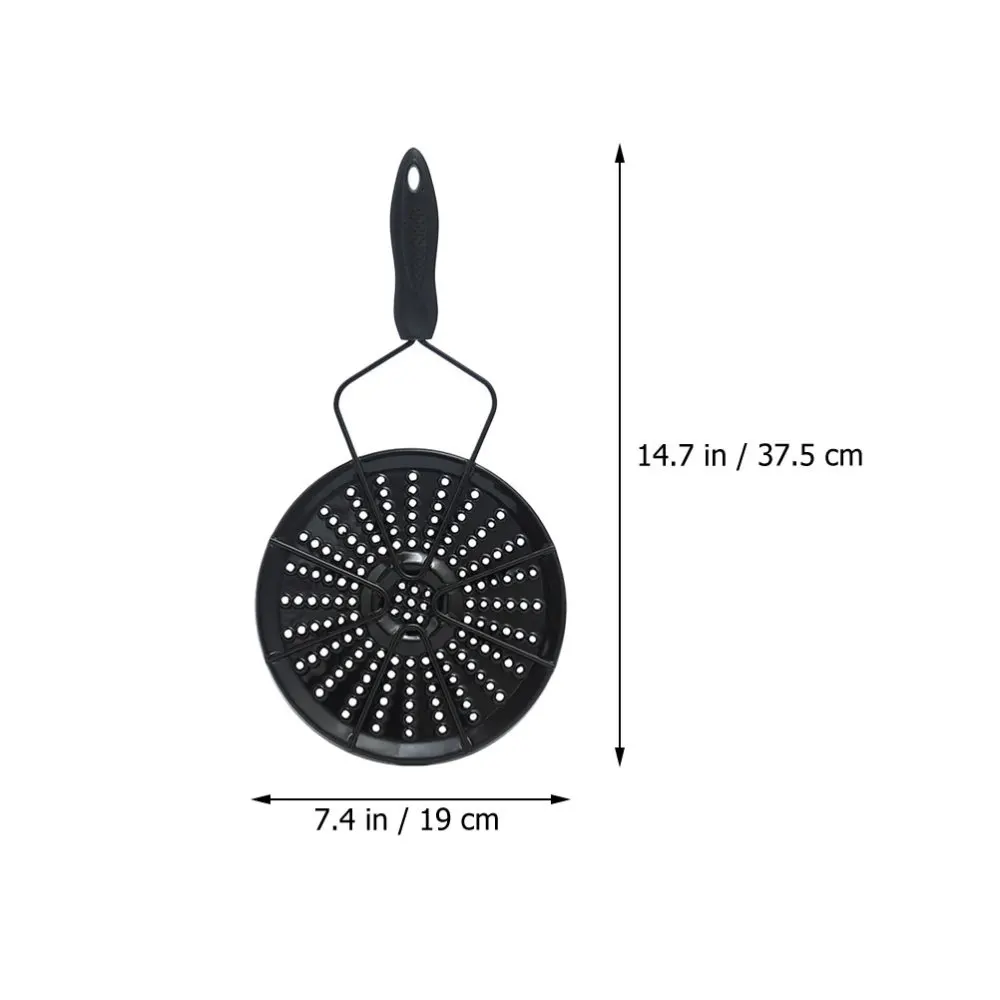 

1Pc Durable Pot Plate Heat Transfer Plate Heat Diffuser Plate (Black)