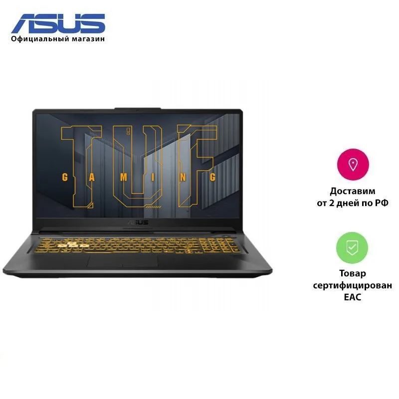 Laptop Asus TUF gaming F17 fx706hc-hx003 17.3 ɿHD/core i5-11400h/8GB/512GB SSD/RTX 3050 for laptop | Компьютеры и офис