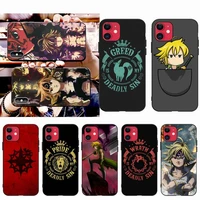 huagetop anime seven deadly sins soft phone case capa for iphone 11 pro xs max 8 7 6 6s plus x 5s se 2020 xr case