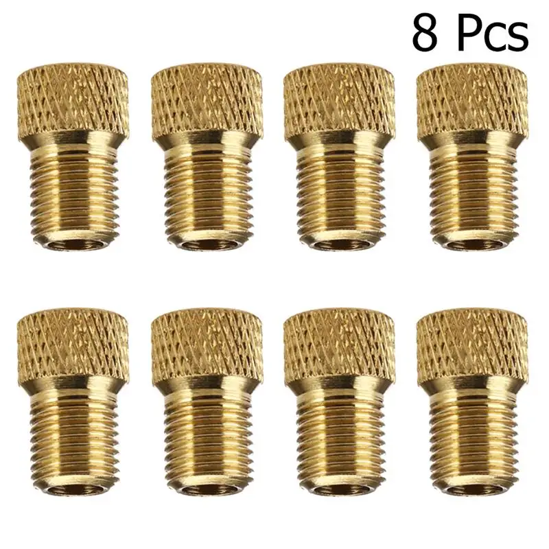 8 шт велосипед Медь воздушный компрессор клапан конвертер велосипедные