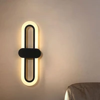 led modern wall lights for bedroom indoor loft decoration living room corridor aisle wall lamp stairs bedside nordic luminaire