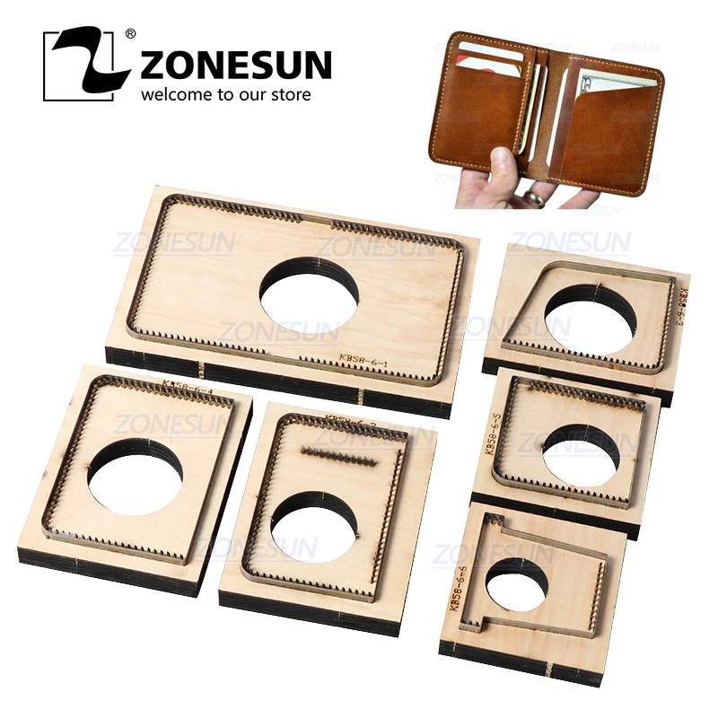 ZONESUN C5 держатель для банковской кредитной карты пользовательский кожаный