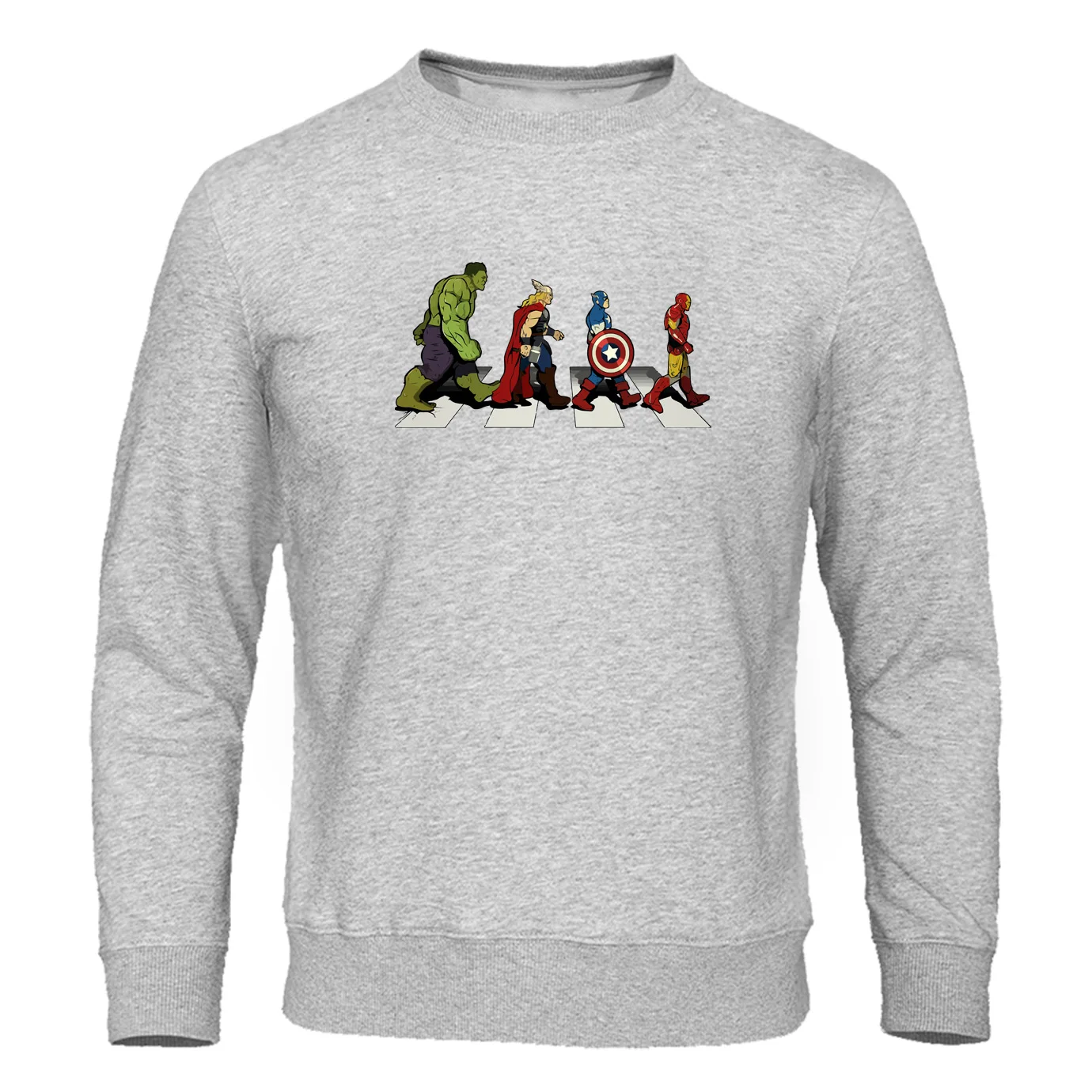 2020 осень зима мужские толстовки Мстители дорожный супергерой дизайн Топы