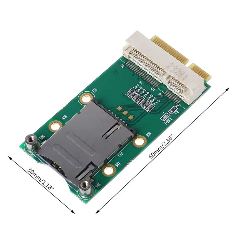 Mini PCI-E Adapter Extension Card for 3G 4G Module USIM Slot with SIM 3G/4G WWAN LTE GPS | Компьютеры и офис
