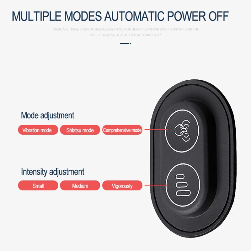 Автомобильная Массажная подушка на талию для шеи электрическая Подушка сиденья