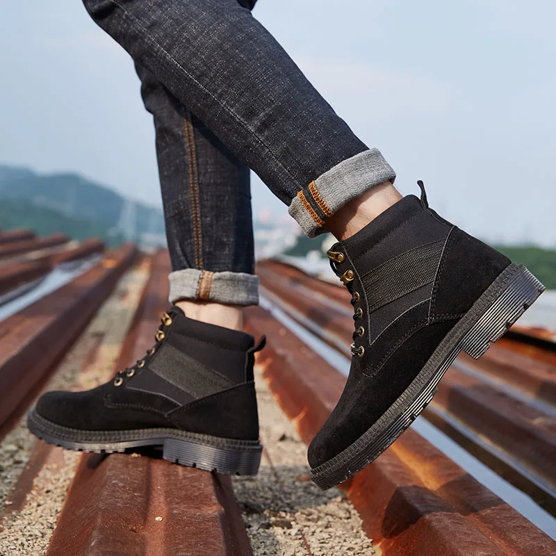 

High Top Sneakers Men Casual Shoes Sneaker Male Man Sneakers For Leather Mens Hot Sale Sapato Trainers 2020 Men's Sport 39 S