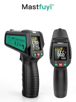 fuyi digital infrared thermometer non contact temperature gun laser handheld ir temp gun colorful lcd display 50 580c alarm