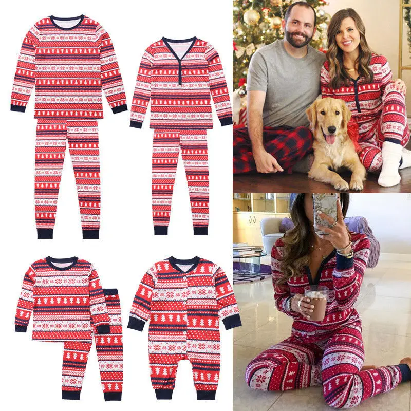 

Christmas Parent-child Baby Jumpsuit Autumn Printed Long Sleeve Suit