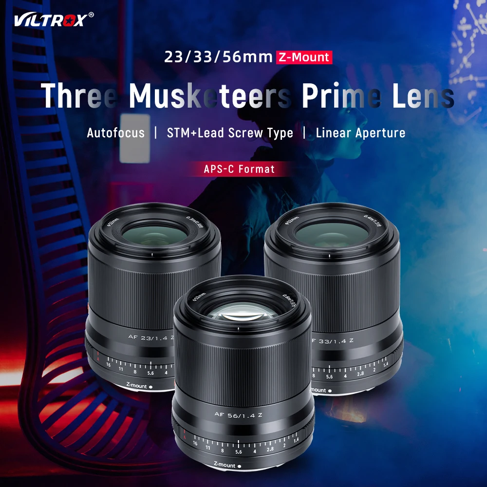 

VILTROX 23 мм F1.4 объектив с автофокусом, Большая диафрагма, портретный объектив, объектив для Nikon, объектив с Z-креплением для камеры Zfc Z5 Z6 Z7 II Z50