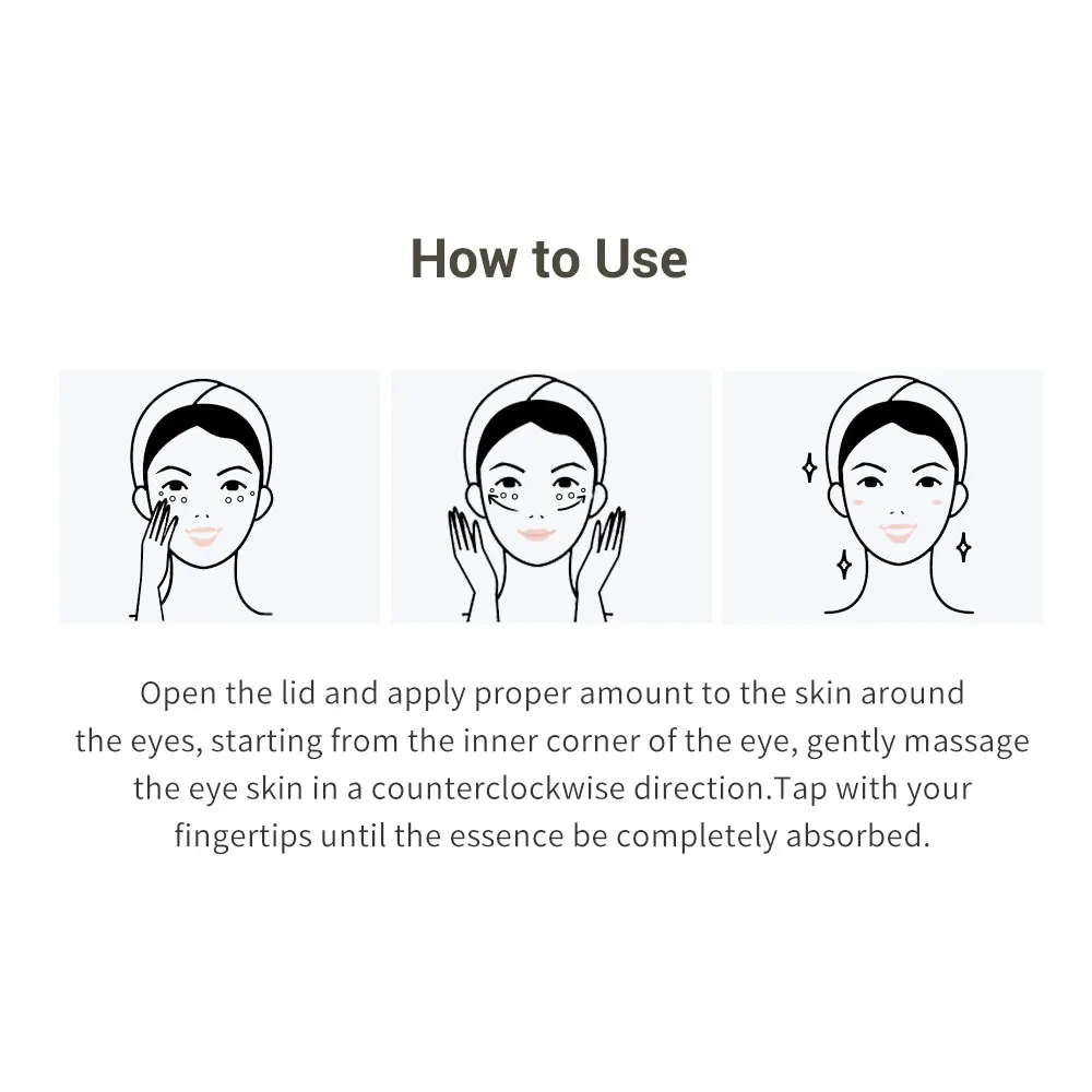 

LANBENA 3PCS 24 Gold Eye Serum Vitamin C Anti Wrinkle Remove Eye Bag Puffiness Dark Circles Anti-Aging Hyaluronic Moisturizing