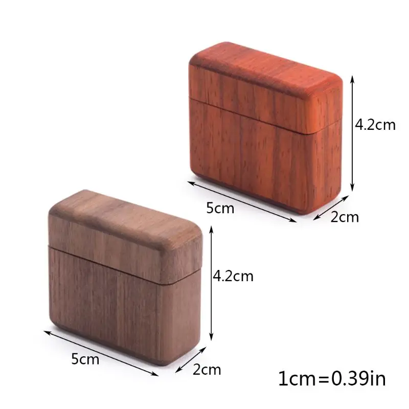 

Wood Ring Bearer Box Wedding Engagement Ring Holder Box Jewelry Box Favor Gift
