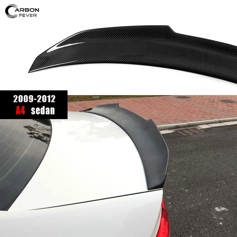 Углеродное волокно задний Ducktail палубе спойлер заднего крыла багажник хвост