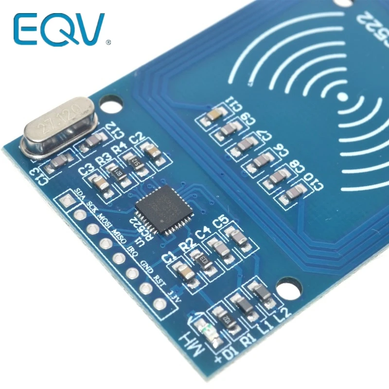 1 шт. MFRC-522 RC-522 RC522 антенна RFID IC беспроводной модуль для Arduino IC ключ SPI писатель считыватель IC карты Бесконтактный модуль