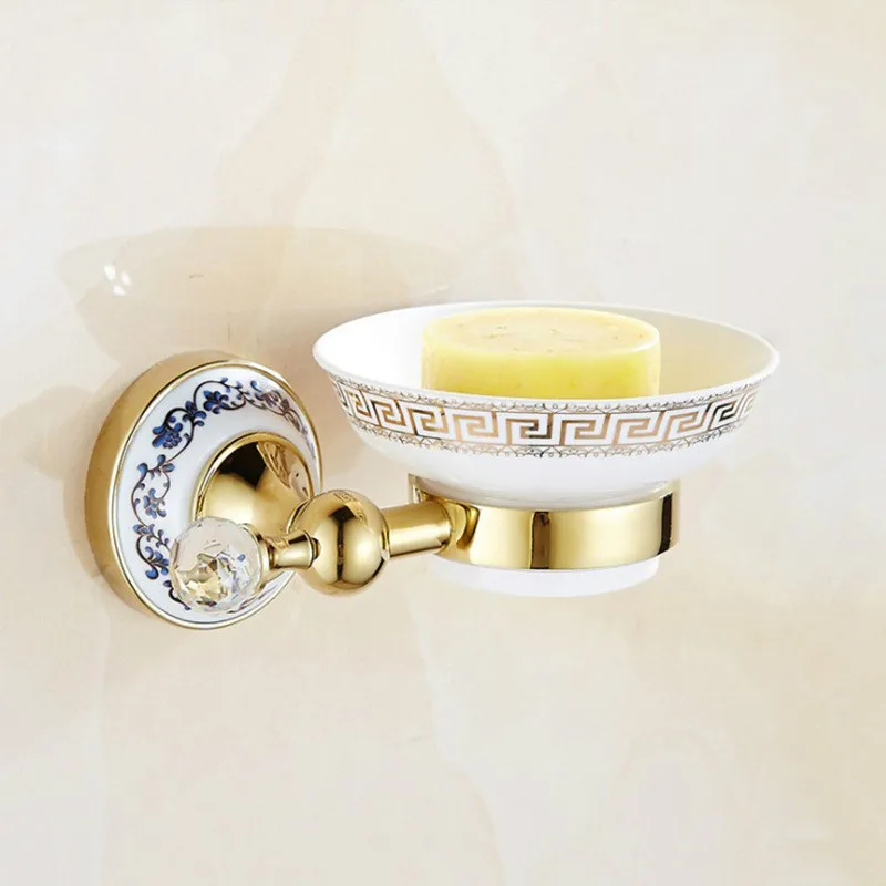 zgrk bathroom set accessories wall mount paper roll holder toilet gold ceramic towel holder tissue box luxury bathroom set free global shipping