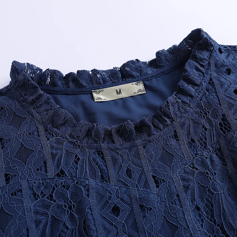 

2020 new dresses ladies long dress short-sleeved lace dress light and silky women clothing cool long dressLoose waist dress
