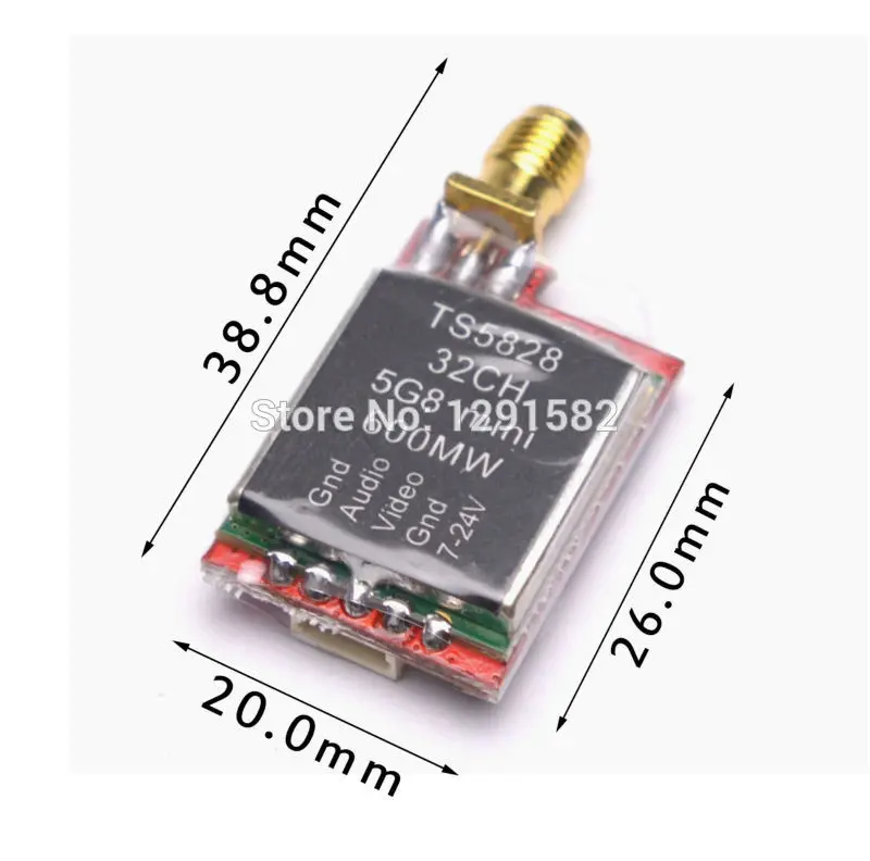 TS5828 5 8 Ghz 48Ch 600mW FPV AV беспроводной передатчик для мини мультикоптера|transmitter