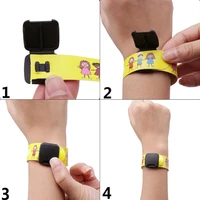 4pcs new adjustable id safety bracelet for kid outdoor activity writing reusable
