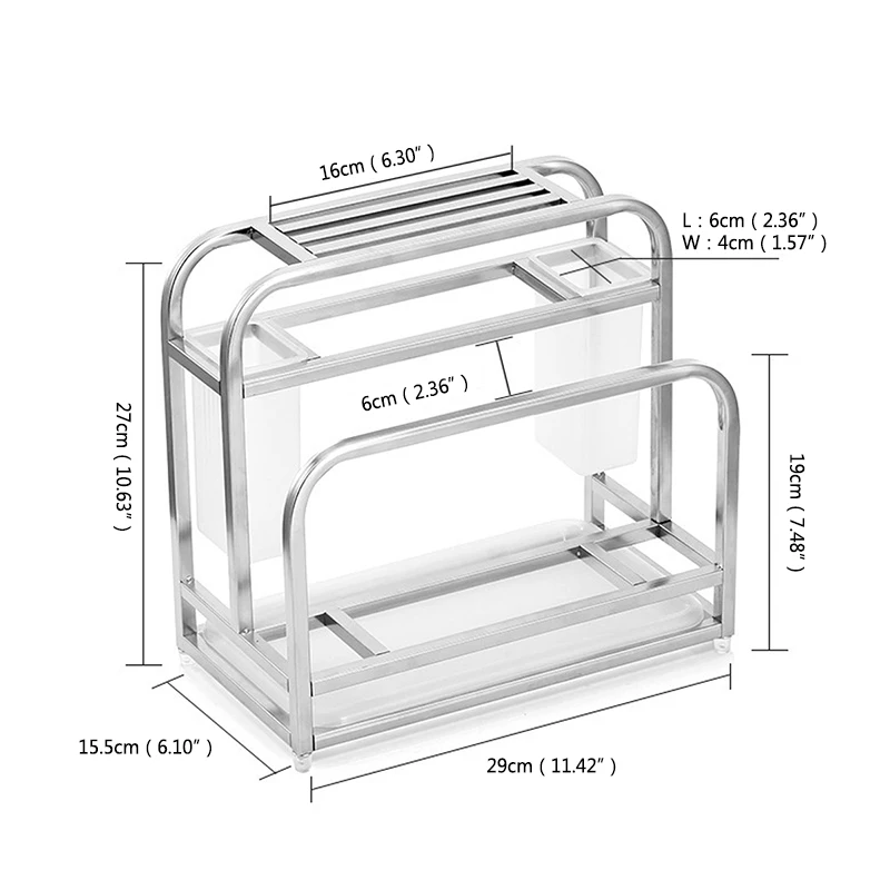 Сумка для ножей держатель из нержавеющей стали стойка кухонной утвари