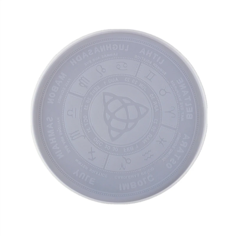 

4Pcs Astrology Board Resin Mold Sun Moon Star Tarot Card Tray Mold Witchcraft F3MF