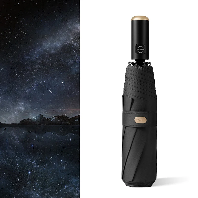 Складной солнцезащитный зонт полная яркость для женщин 3 цвета розовый