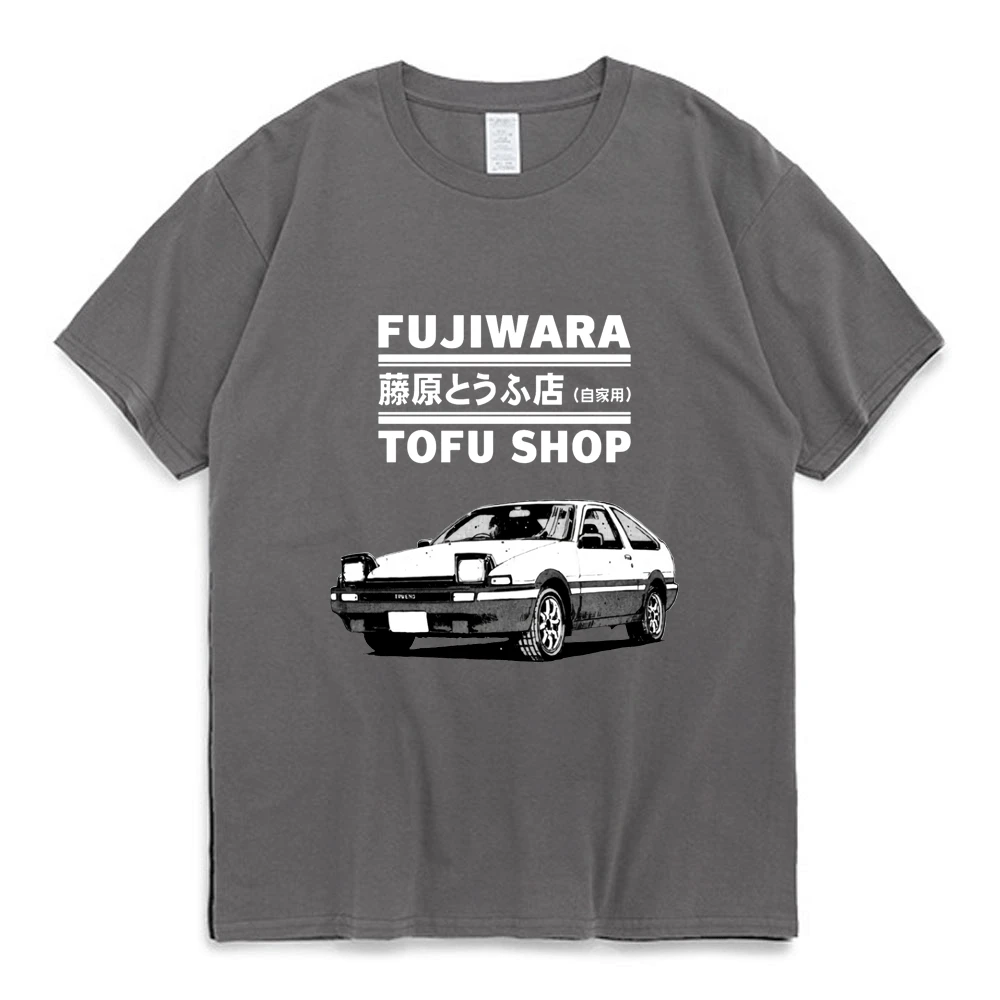 Футболка Initial D Fujiwara Tofu Shop AE86 с мангой для мужчин и женщин футболка из белого