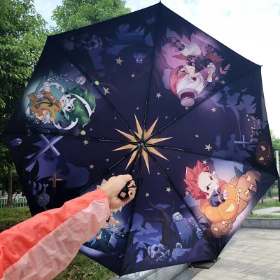 Зонт аниме Моя геройская Академия Аниме складной зонт автомат дождь и Искусство