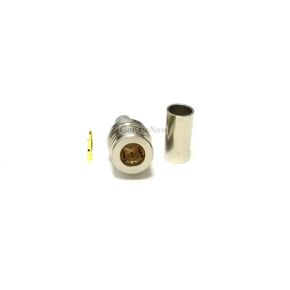 5 шт. RF коаксиальный 50 ом QMA штекер для RG58 RG400 RG195 кабельный соединительный адаптер |
