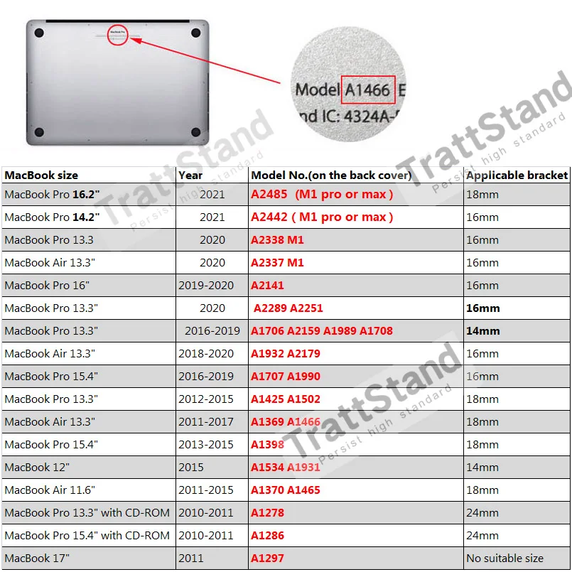 Вертикальная алюминиевая подставка для ноутбука Apple MacBook Pro Air стойка экономии