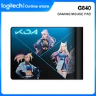 Большой коврик для мыши Logitech G840 KDA ограниченного выпуска, игровой коврик, Офисный Компьютерный Настольный коврик, игровой коврик для мыши для ПК, Настольный коврик