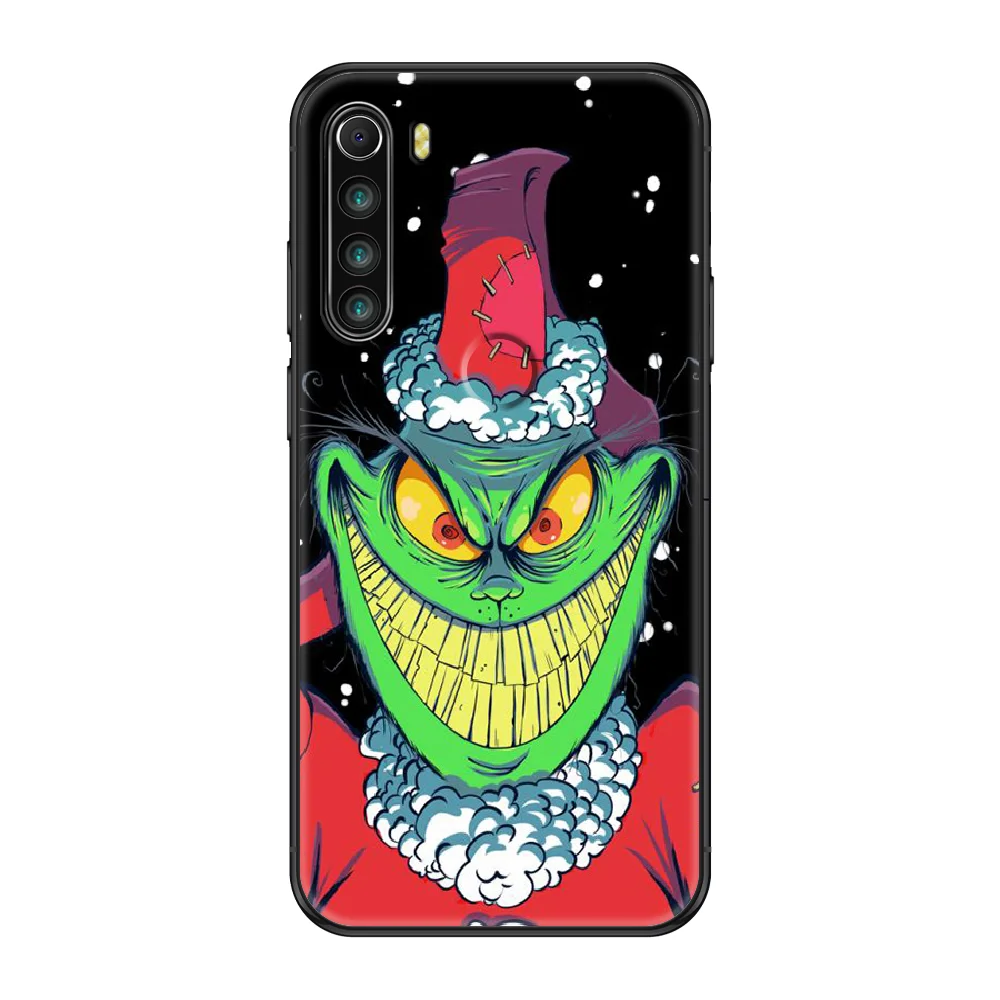 

How the Grinch Stole Christmas Phone case For Xiaomi Redmi Note S2 4 5 6 7 8 A S X Plus Pro black 3D bumper silicone back