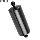 Плавучая плавающая рычаг из углеродного волокна, 1 дюйм, двойной шарик, диаметр 80 мм, подводная камера для дайвинга, подводный лоток для смартфонов Gopro