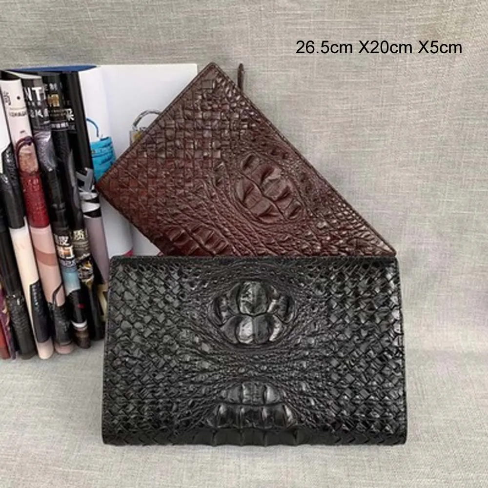 

fanzunxing men clutch bag men crocodile leather bag male crocodile bag