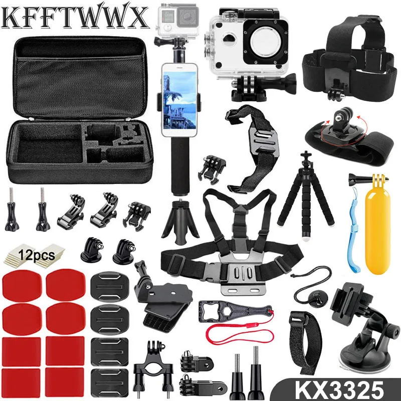 

Набор аксессуаров KFFTWWX для SJ4000, Защитный Водонепроницаемый чехол для AKASO EK7000 EK5000 DBPOWER EX5000 WiMiUS EKEN H9 H9R