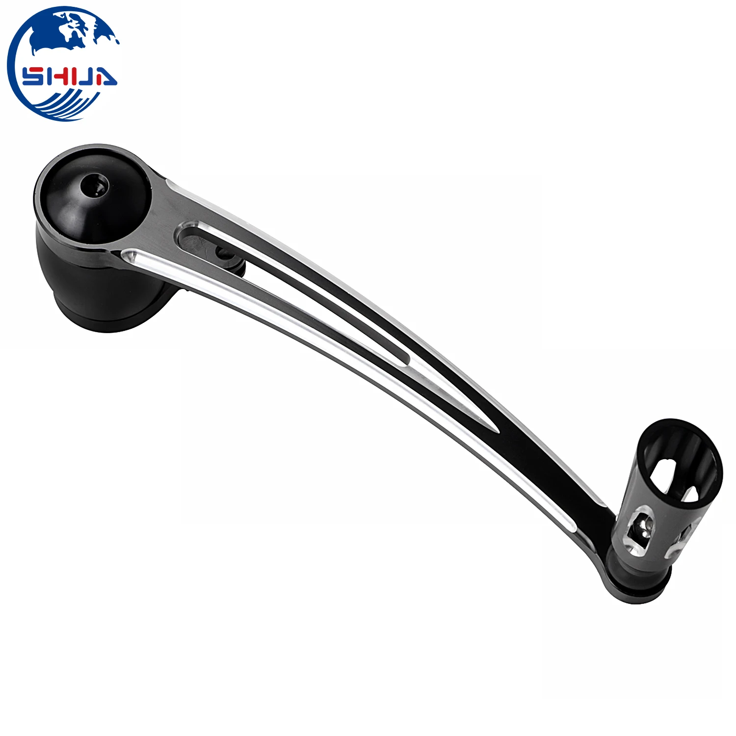 Черный режущий рычаг тормоза CNC с педалью W/ Peg Для Harley FLT FLHX FLHT FLHR FLTR FLHTCUTG 2014 - 2017 |