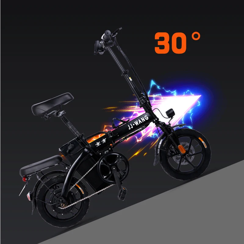 

Folded electric bicycle lithium battery battery car adult 48V electric bicycle small wheel men and women's electric bicycle