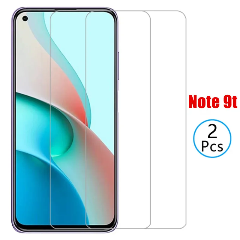 

2pieces 9H Protective Glass For xiaomi Redmi Note 9T 5G note9t Screen Protector on RedmiNote 9t note9 t Safety Tempered Glass