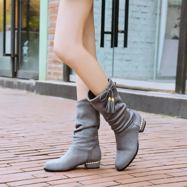 Женские зимние ботинки размера плюс 10 11 12 женские женская обувь кружевные с