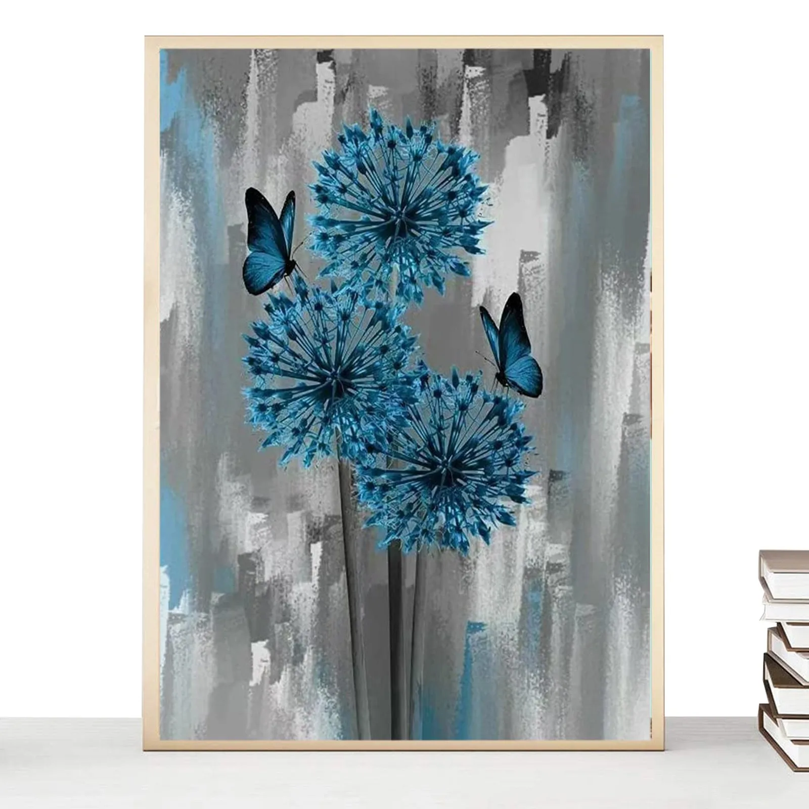 Алмазная живопись стразы картина с цветами полная выкладка из квадратных страз