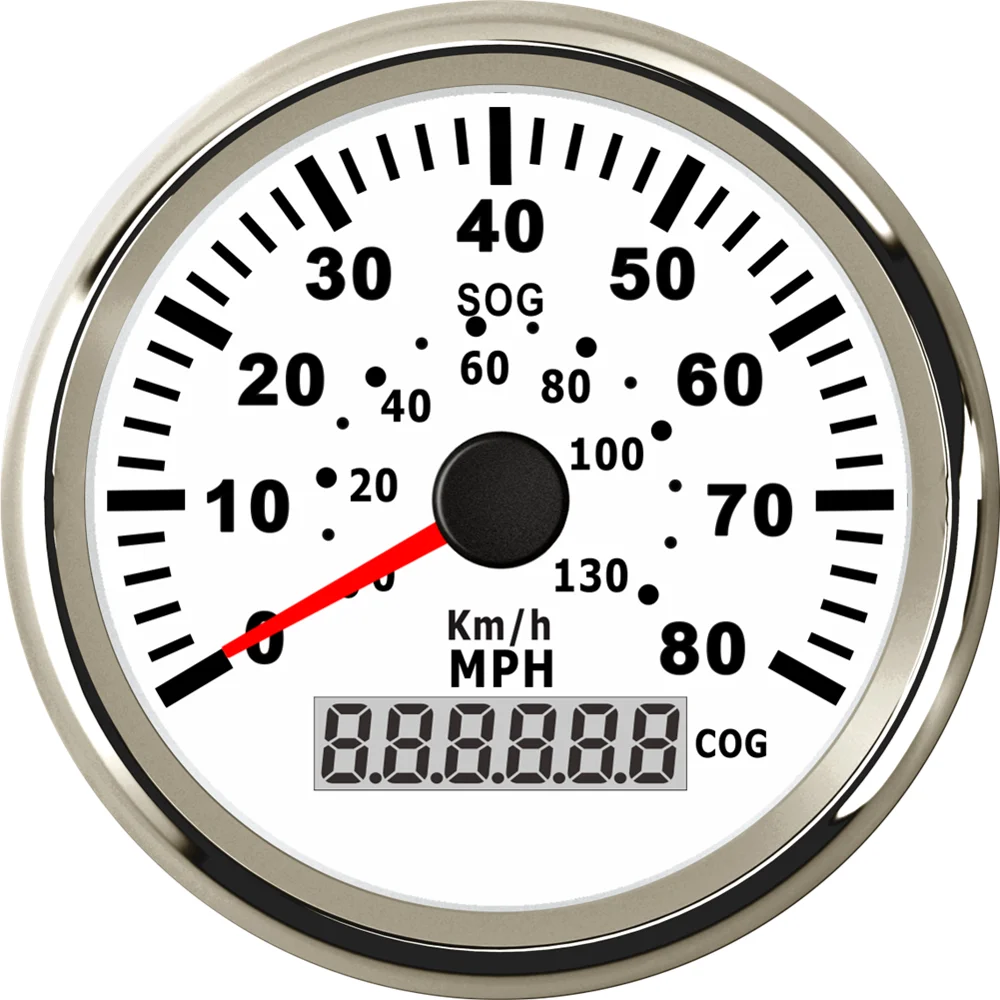 Упаковка из 1 85 мм спидометры GPS модификация 0 80MPH LCD скоростные Mileometers