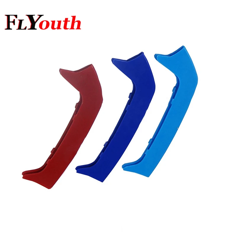 

For BMW 1 series 2012-2014 F20 F21 8 Grills Car Accessories Front Grille M Sport Stripes Grill Cover Cap Decoration Sticker