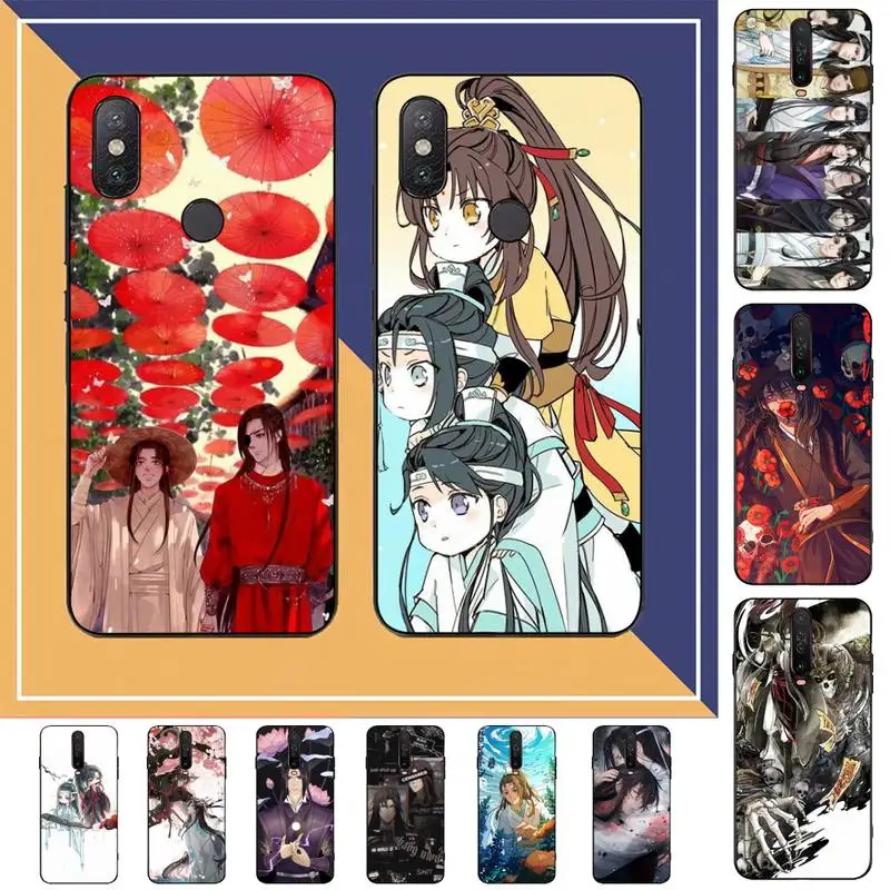 

FHNBLJ Protective Grandmaster Mo Dao Zu Shi MDZS Anime Phone Case for RedMi note 7 8 9 6 5 4 X pro 8T 5A