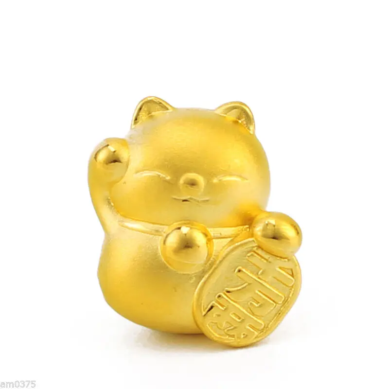 Настоящий Браслет из 24-каратного золота чистый желтый подлинный AU999 изящный