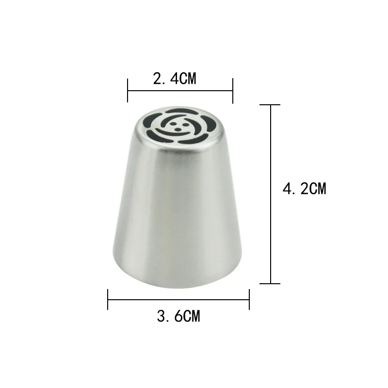 1 Набор насадок из нержавеющей стали для обледенения кремом многоразовый