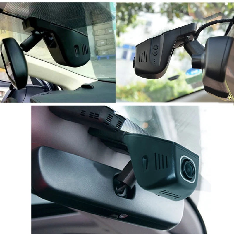 Ainina 2 объектива FHD1080P Novatek 96655 Автомобильный видеорегистратор с Wi-Fi