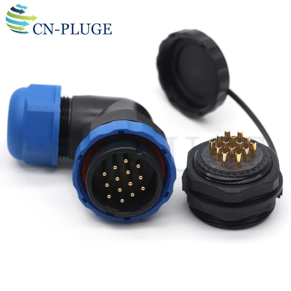 Тип SP28 14-контактный водонепроницаемый разъем для светодиодного разъема питания