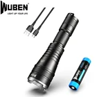 Многофункциональный масштабируемый тактический фонарик Wuben L60 XPL2-V6 LED max 1200 люмен, USB-зарядфонарь, аккумулятор 18650