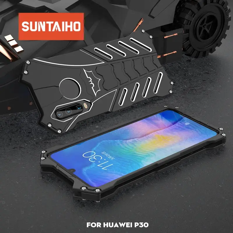 Противоударный чехол бампер Suntaiho для Huawei P30 Pro силиконовый P20 lite P10 Mate 10 20