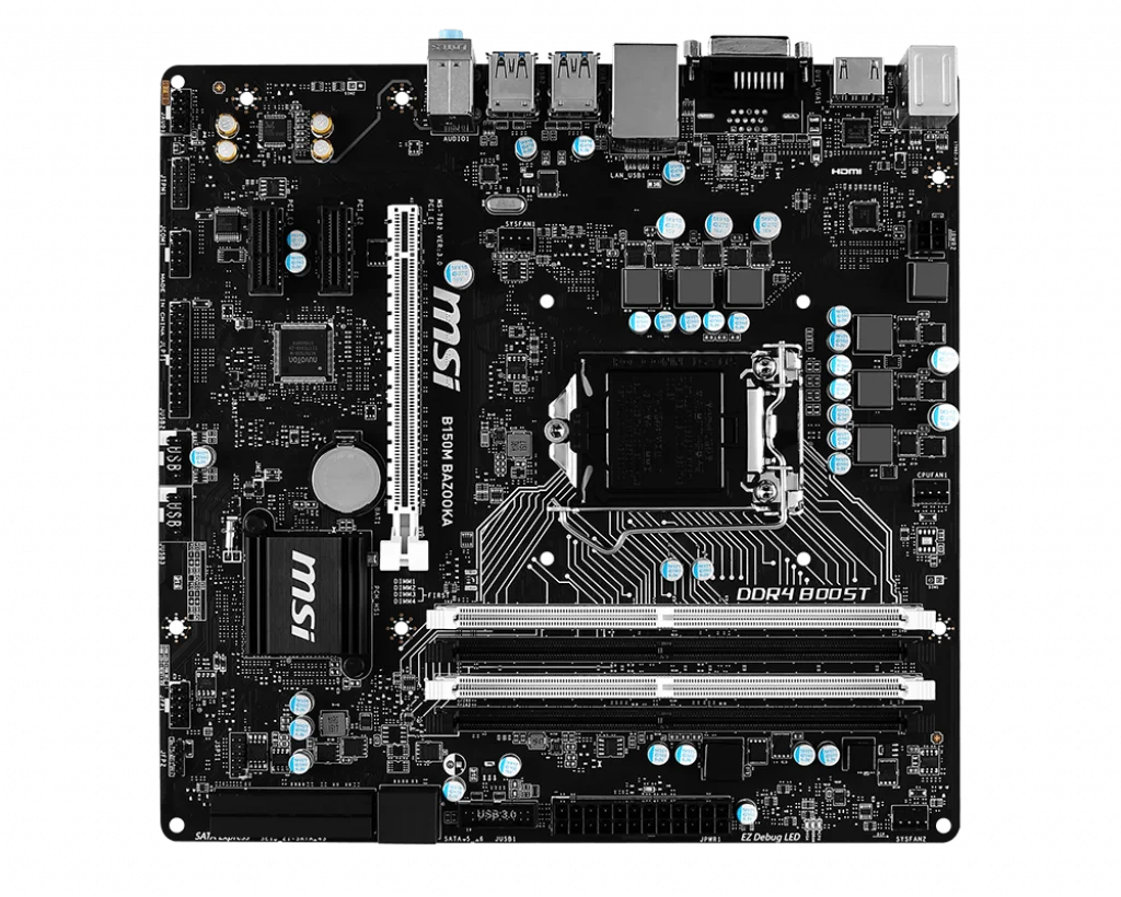 Материнские платы LGA1151 MSI B150M BAZOOKA PLUS процессоры Intel B150 DDR4 RAM Core 6 i7i5i3 PCIE 3 0 M-ATX
